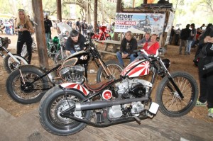 With all the creative customs in the show it was tough to choose a winner, but Thunder Press editors Robert Filla and Shadow selected this Bling's Cycle bobber built by Bill Dodge
