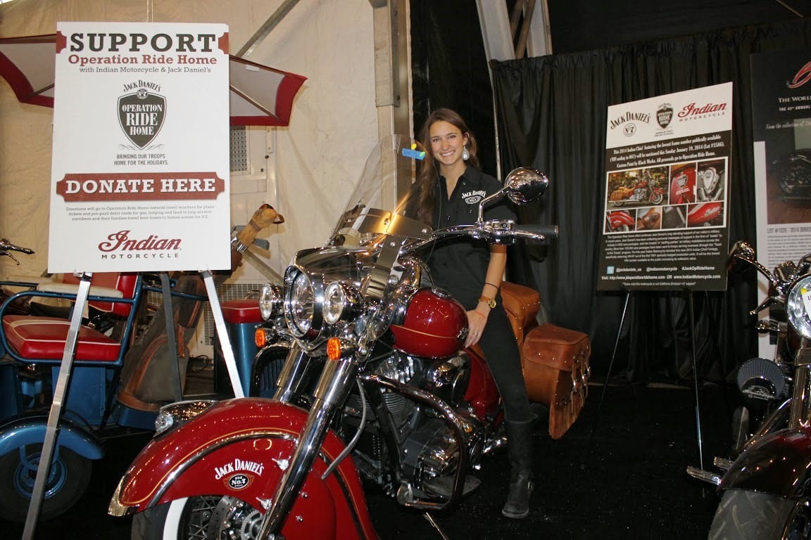 2014 Indian Chief Vintage is set for auction on January 18th to benefit Jack Daniel's Operation Ride Home program