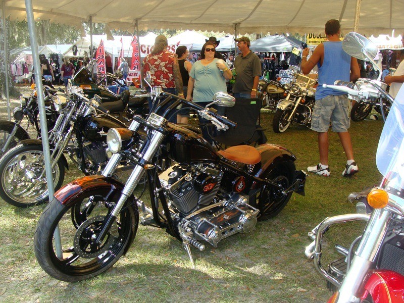 C.O.B.B. member Dave Russel's entry in the bike show