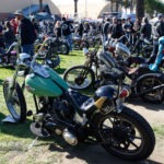 The fairgrounds were packed with bikes in the SoCal sun