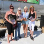 Winners of the women's tattoo competition at Daytona Lagoon
