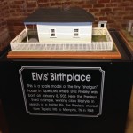 Scale model of Elvis' home in Tupelo, MS