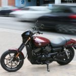 Taking a striking pose in downtown Austin, the Street 750 gathered plenty of attention