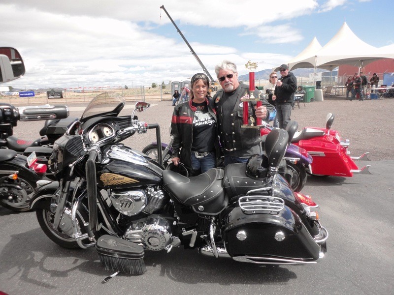 Indian Mike takes Best in Show for his beautiful 2014 Indian Chieftain