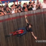 Charlie Ransom riding the Wall of Death
