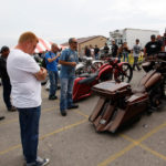Paul Yaffe judges at the Baddest Bagger competition