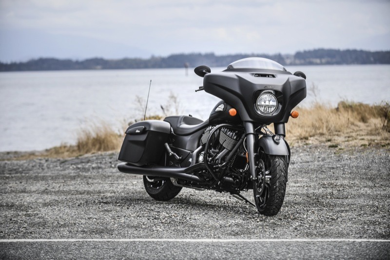The 2019 Chieftain Dark Horse features new paint options and premium finishes