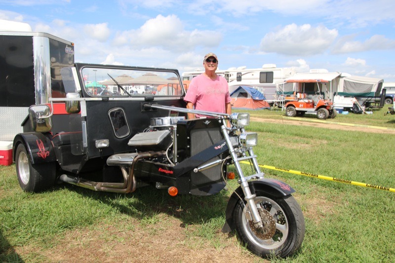 Mark File with his 2009 Renegade trike