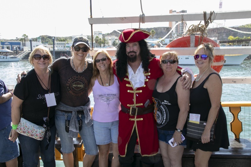 Captain Morgan—the unofficial First Mate—along with some of the crew