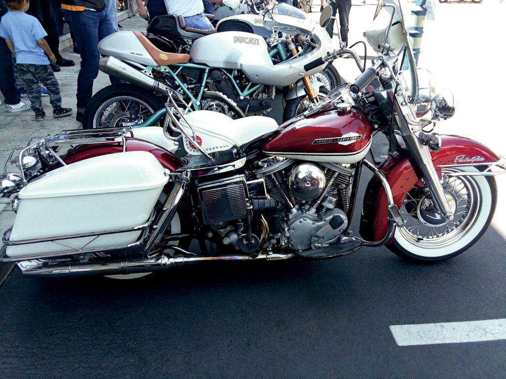 Rich Lewis’ winning 1965 Harley-Davidson Electra Glide.