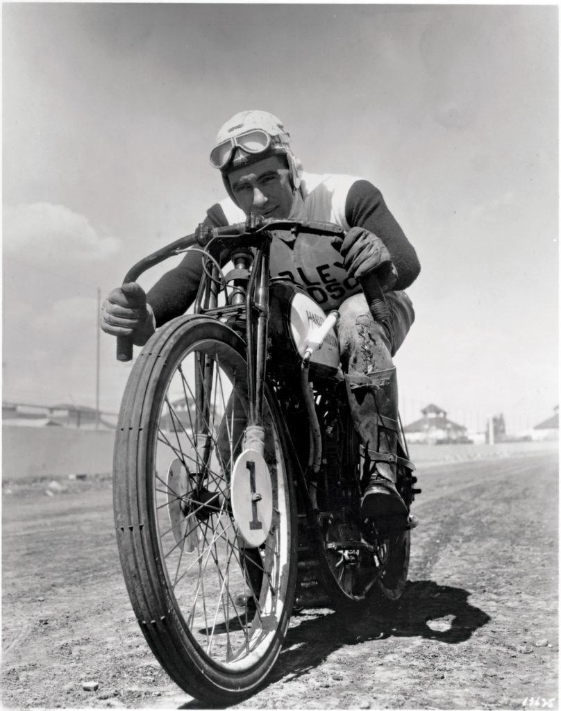 Joe Petrali, or Smokin’ Joe, was arguably the country’s finest racer from the mid-1920s to the mid-30s and one of the last great Class A racing stars who competed in board track racing.