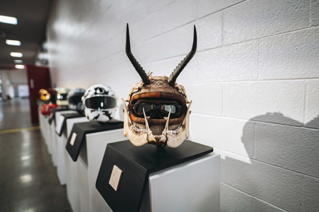 The 21 Helmet Show has been part of The One’s programming for eight years and now showcases the work of youth artists. The most voted upon youth helmet won the See See Scholarship, and this year’s winner was Rylie Stewart from Medford, OR.