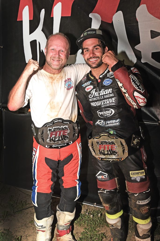 For these two legends it was Belt Central by the end of the night, with Bryan Smith taking home third place. Halbert won.
