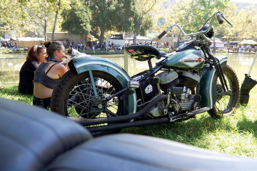 Motorcycle by Irvine Lake at Born Free 12