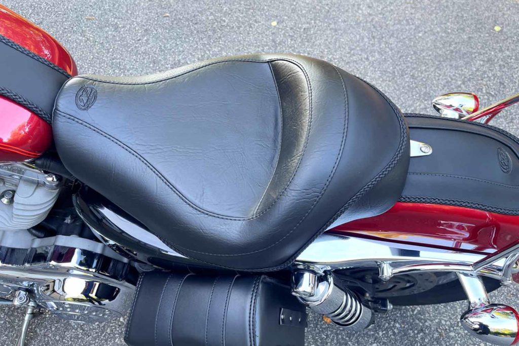 Mustang Standard Touring Solo Saddle Top View