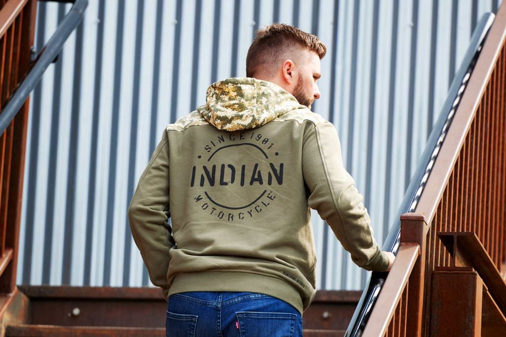 Indian Honoring Heroes Collection Hoodie Back