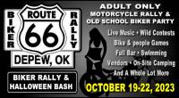 Route 66 Fall Biker Rally & Halloween Bash 2023