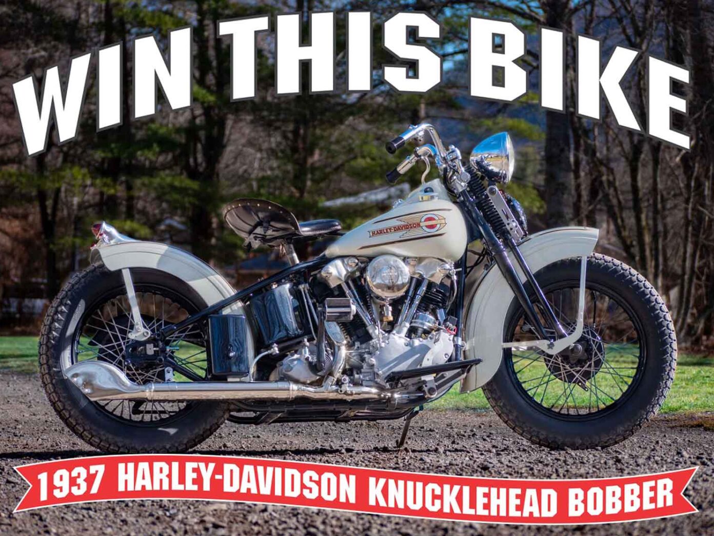 Wheels Through Time Raffle 1937 HarleyDavidson Knucklehead American