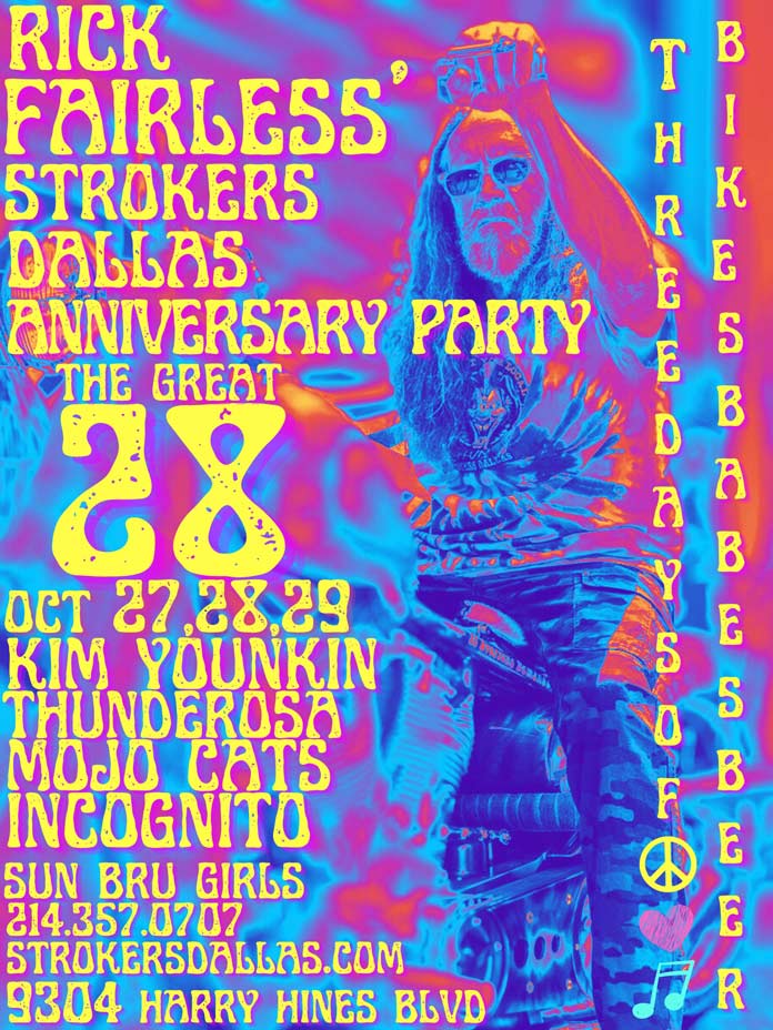 Strokers Dallas 28 Anniversary