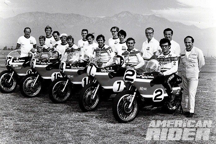 Harley-Davidson XRTT Retrospective H-D Racing Team 1972