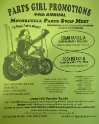 Parts Girl Motorcycle Swap Meet - Cedar Rapids