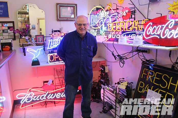 Garage Brewed Moto Show 2024 American Sign Museum Tom Wortman