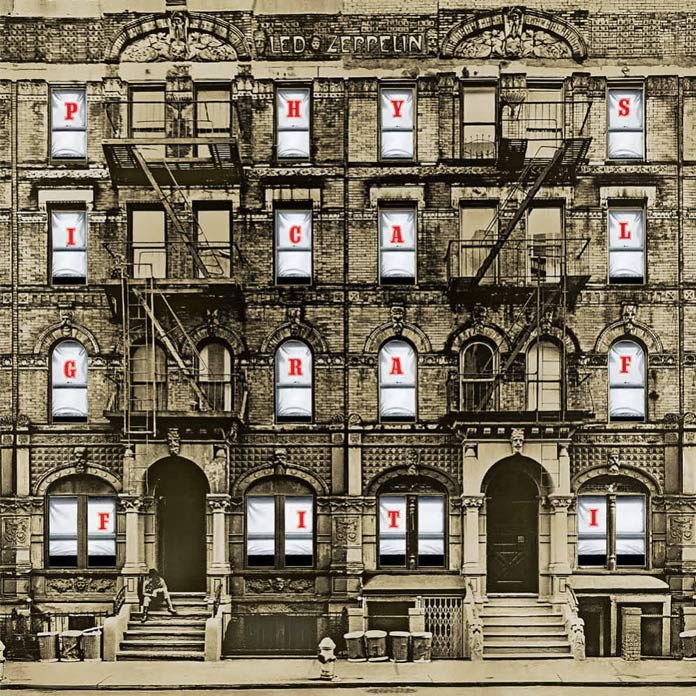 Rubber-Side Down March 2024 Vinyl Countdown Led Zeppelin Physical Graffiti