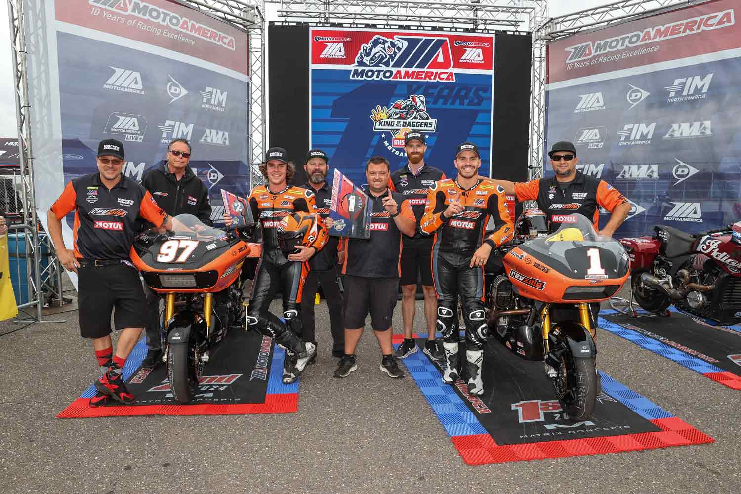 King Of The Baggers at Brainerd Results American Rider