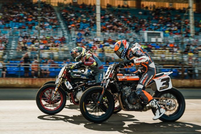 Jared Mees and Briar Bauman starting line