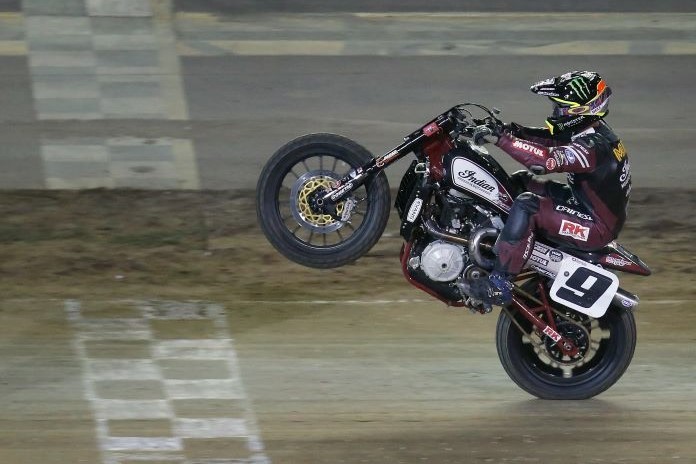 Jared Mees wheelie Daytona