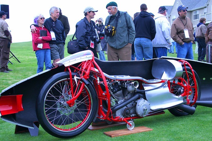 Steve Huntzinger Craftsman of the Classics 1920 Burt Munro Indian streamliner