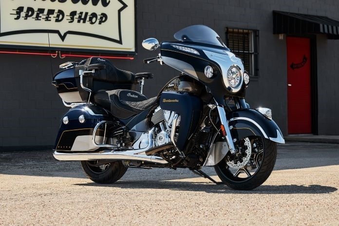 2025 Indian Roadmaster Elite Front Three-Quarter Beauty