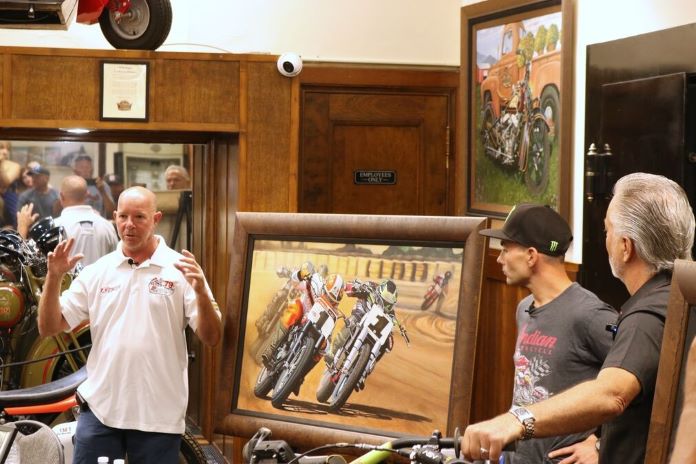 Scott Parker, Jared Mees, Scott Jacobs Sturgis Museum Rivals Painting