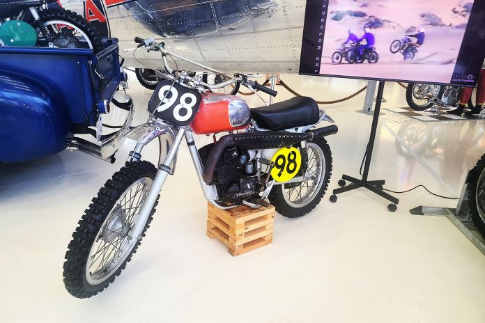 Lyon Air Museum Bikes and Bombers Husqvarna McQueen