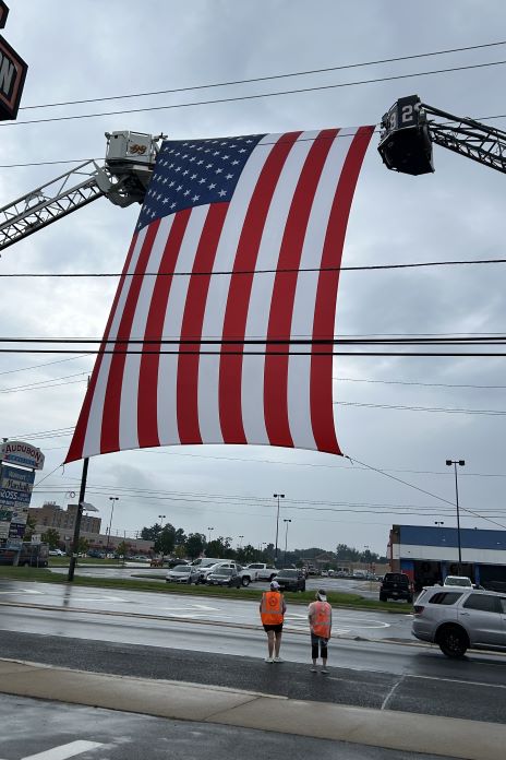 9-11 Ride Barbs H-D flag