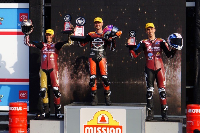 KOTB podium Kyle Wyman Troy Herfoss Loris Baz