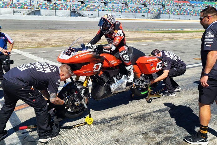 James Rispoli Daytona pits