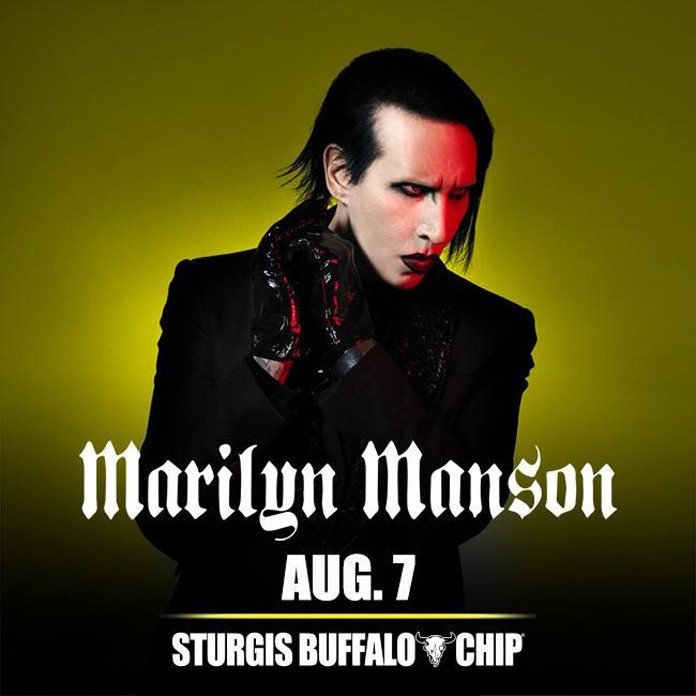 Marilyn Manson 2025 Sturgis Buffalo Chip