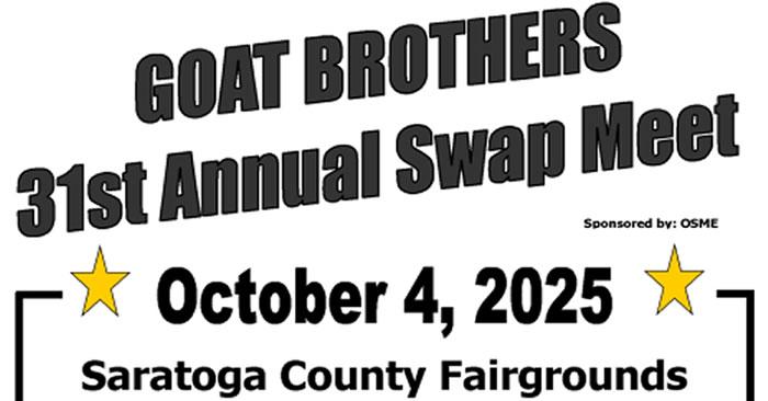 Goat Brothers 2025 Motorcycle Swap Meet