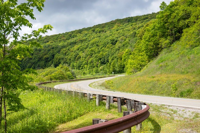 Southern Pocahontas County West Virginia Motorcycle Ride