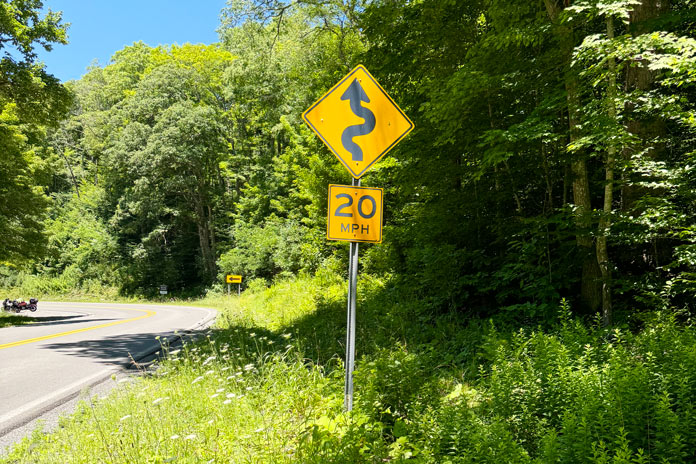 Southern Pocahontas County West Virginia Motorcycle Ride