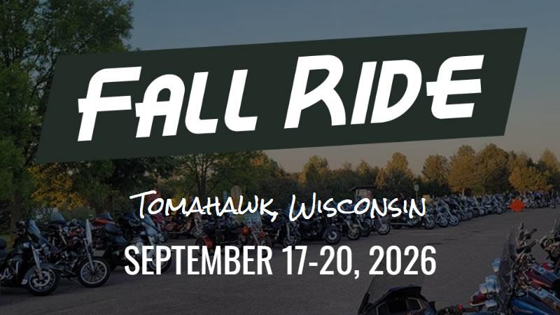 Northwoods Fall Ride in Tomahawk 2026